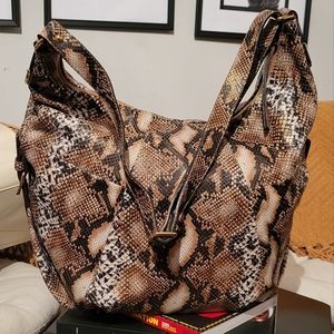 Stuart Weitzman Python Print Bag